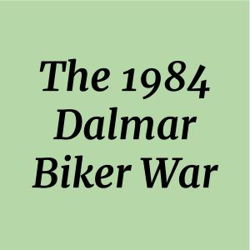 The 1984 Dalmar Biker War logo