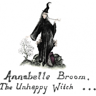 Annabelle Broom, The Unhappy Witch logo