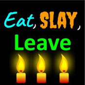 Eat, Slay, Leave logo